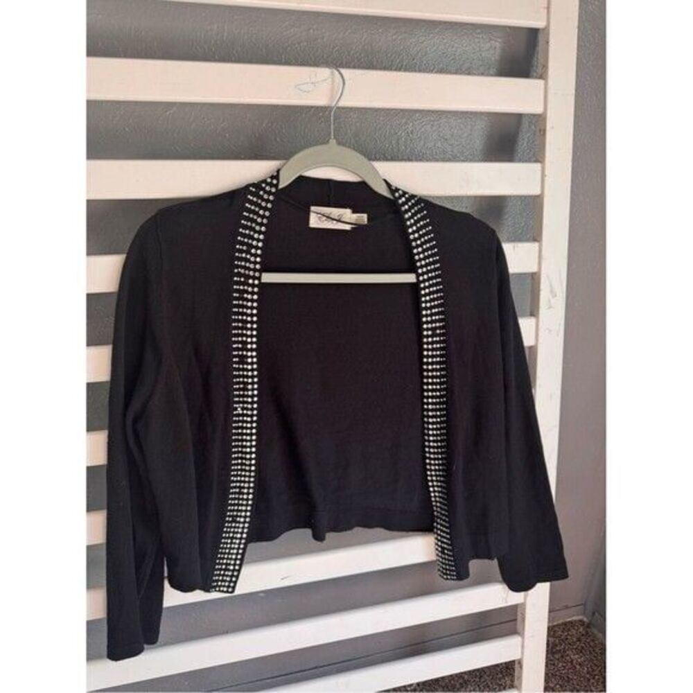 Eliza J Black Knit vest Top